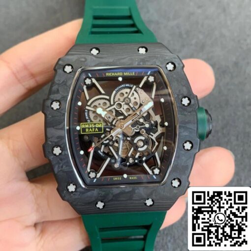 Richard Mille RM035-02 1:1 Best Edition KV Factory V3 Green Strap