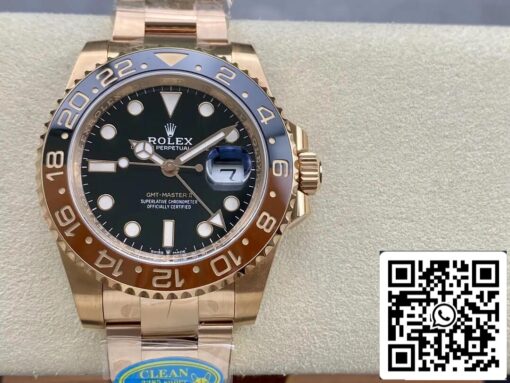 Rolex GMT Master II M126715CHNR-0001 1:1 Best Edition Clean Factory V3 Ceramic Bezel