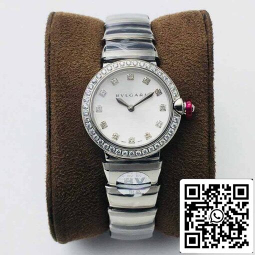 Bvlgari LVCEA 1:1 Best Edition BV Factory Diamond-set White Dial