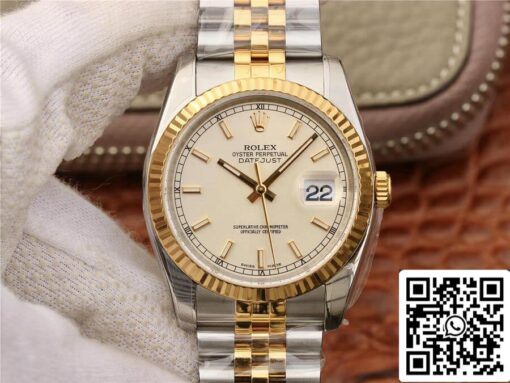 Rolex Datejust 116233 36mm Jubilee Strap AR Factory Yellow Gold