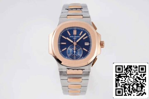 Patek Philippe Nautilus 5980/1AR-001 1:1 Best Edition 3K Factory V2 Blue Dial