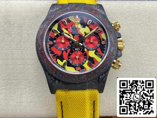 Rolex Daytona Cosmograph Diw Custom Version 1:1 Best Edition Noob Factory Yellow Strap