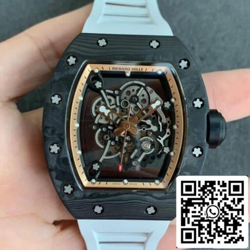 Richard Mille RM055 1:1 Best Edition KV Factory V2 Skeleton Dial