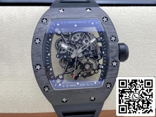 Richard Mille RM-055 1:1 Best Edition BBR Factory Carbon Fiber - immagine 2