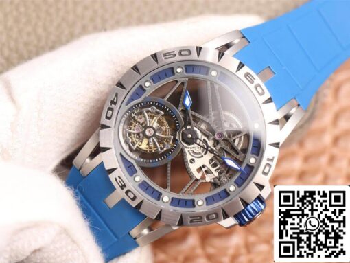 Roger Dubuis Excalibur Spidr RDDBEX0479 1:1 Best Edition JB Factory Tourbillon Skeleton Dial - 이미지 9