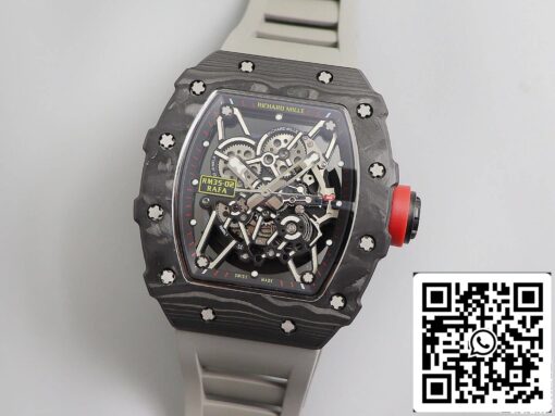 Richard Mille RM035 1:1 Best Edition KV Factory V3 Black Carbon Fiber Case