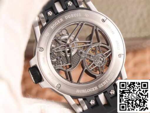 Roger Dubuis Excalibur Spidr RDDBEX0479 1:1 Best Edition JB Factory Tourbillon Black Strap - Imagen 10