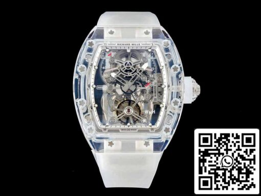 Richard Mille RM 56-01 Tourbillon 1:1 Best Edition RM Factory Transparent Case - immagine 9