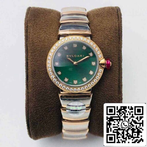 Bvlgari LVCEA 1:1 Best Edition BV Factory Diamond-set Green Dial