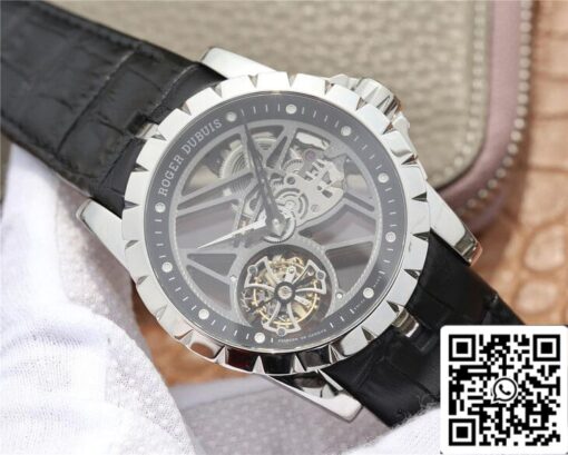 Roger Dubuis Excalibur RDDBEX0260 1:1 Best Edition JB Factory Skeleton Tourbillon Dial - Image 11