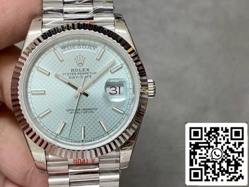 Rolex Day Date M228236 1:1 Best Edition GM Factory Blue Dial V2