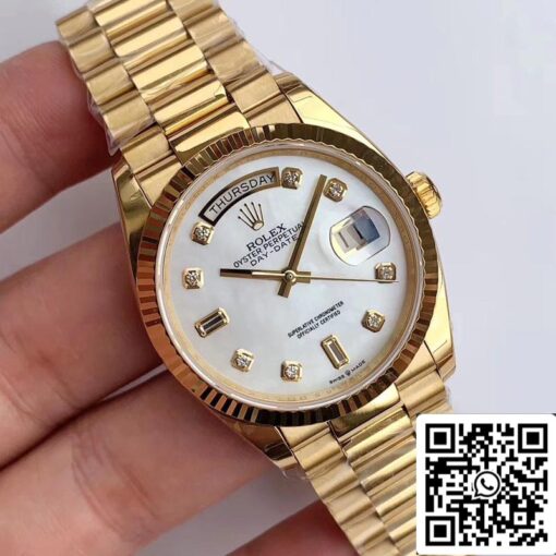 Rolex Day Date M128238 1:1 Best Edition EW Factory Diamond Scale Swiss ETA3255 - Image 9