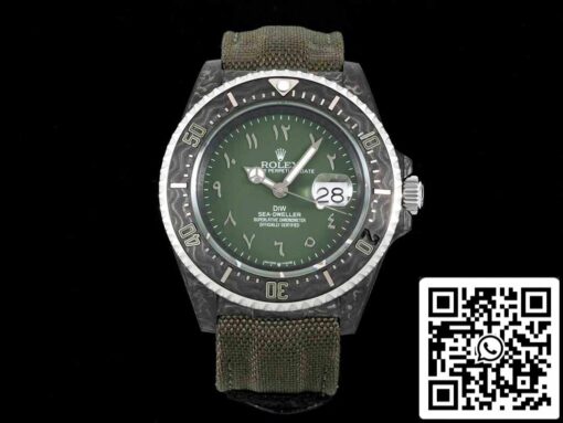 Rolex Sea-Dweller 1:1 Best Edition Diw Factory Carbon Fiber Green Dial