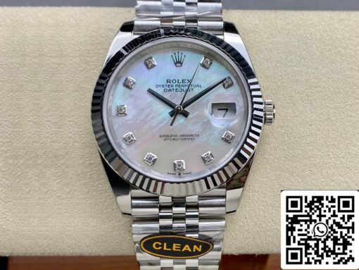 Rolex Datejust M126334-0020 1:1 Best Edition Clean Factory mosaic Diamond Dial