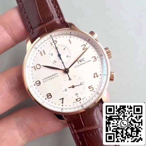 IWC Portuguese Chronograph IW371445 ZF Factory 1:1 Best Edition Swiss ETA7750 - immagine 9