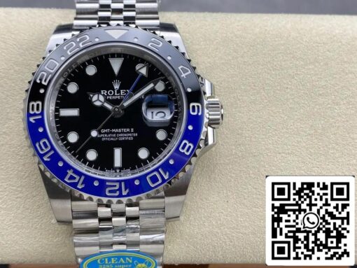 Rolex GMT Master II M126710BLNR-0002 1:1 Best Edition Clean Factory V3 Black Dial