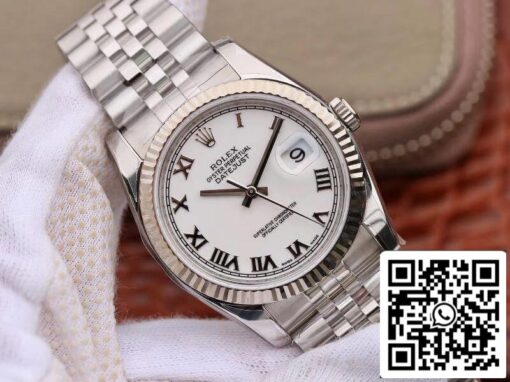 Rolex Datejust 116234 36mm AR Factory 1:1 Best Edition Swiss ETA3135 White Dial - Image 2