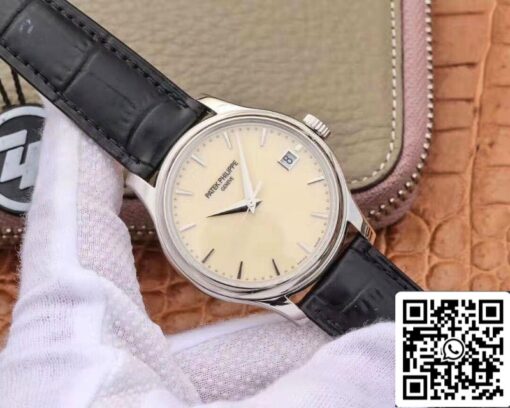 Patek Philippe Calatrava 5227 ZF Factory 1:1 Best Edition White Dial Swiss Cal.324 SC - Image 10