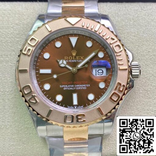 Rolex Yacht-Master 40mm 116621 AR Factory 1:1 Best Edition Swiss ETA2824 Brown Dial