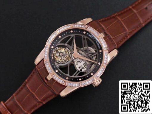 Roger Dubuis Excalibur RDDBEX0404 1:1 Best Edition JB Factory V3 Rose Gold Tourbillon Swiss RD505SQ – Bild 8