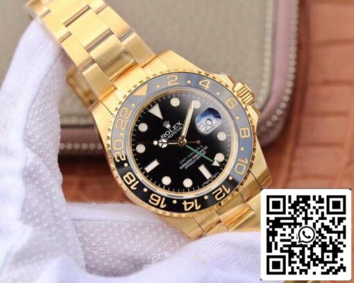 Rolex GMT Master II 116718 40mm EW Factory 1:1 Best Edition Swiss ETA2836 Black Dial - Image 9