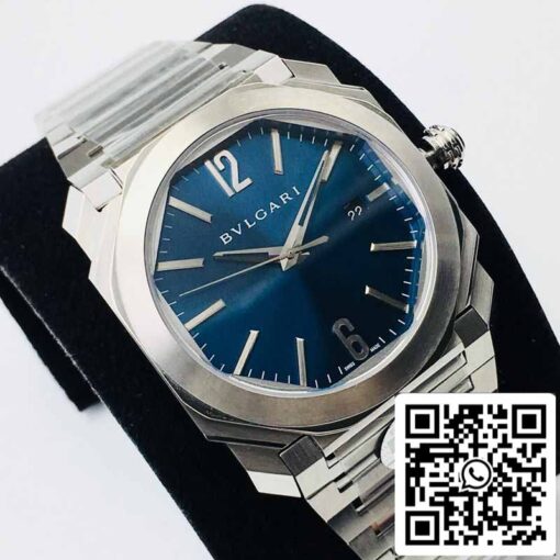 Bvlgari Octo 102105 BGO38C3SSD 1:1 Best Edition BV Factory Blue Dial - Image 8