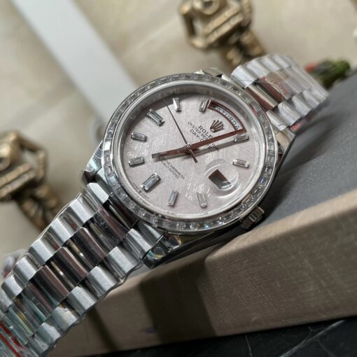 Rolex Day Date 40 M228396TBR-0027 Meteorite Diamond Dial 1:1 Best Edition GM Factory V3 Counterweight Version - Image 6