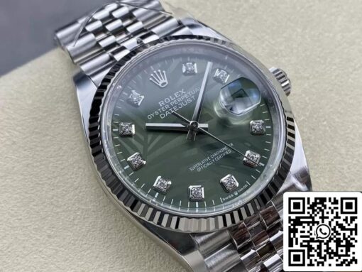 Rolex Datejust M126234-0055 36MM 1:1 Best Edition Clean Factory Green Dial - immagine 15