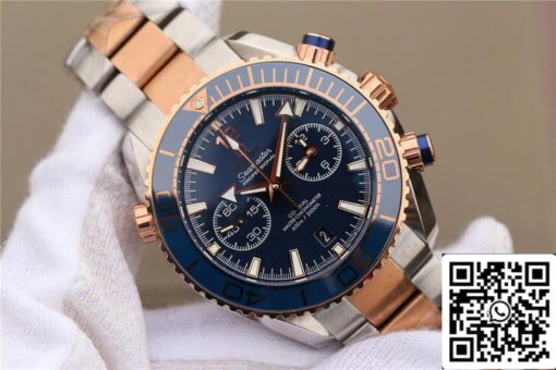 Omega Seamaster Ocean Planet 600M 215.20.46.51.03.001 1:1 Best Edition OM Factory Rose Gold — изображение 8