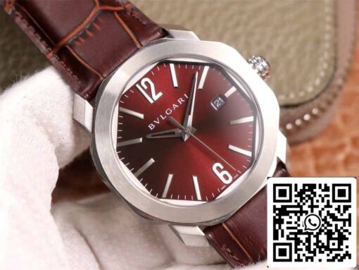 Bvlgari Octo 102705 1:1 Best Edition BV Factory Reddish Brown Dial - immagine 8