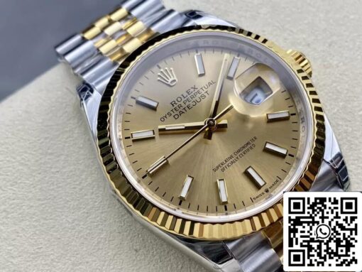 Rolex Datejust M126233-0015 1:1 Best Edition VS Factory Champagne Dial - Image 8