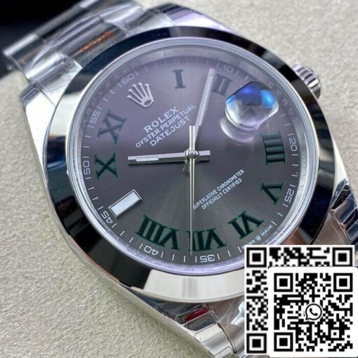 Rolex Datejust M126300-0013 41MM 1:1 Best Edition EW Factory Dark Grey Dial - Imagen 10