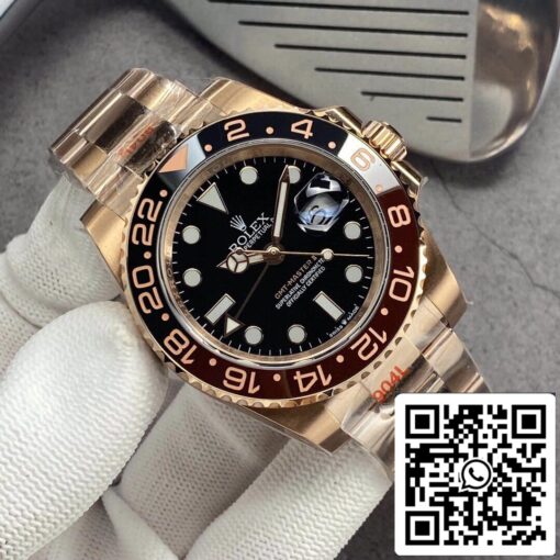 Rolex GMT Master II 126715CHNR-0001 1:1 Best Edition GM Factory Rose Gold — изображение 9