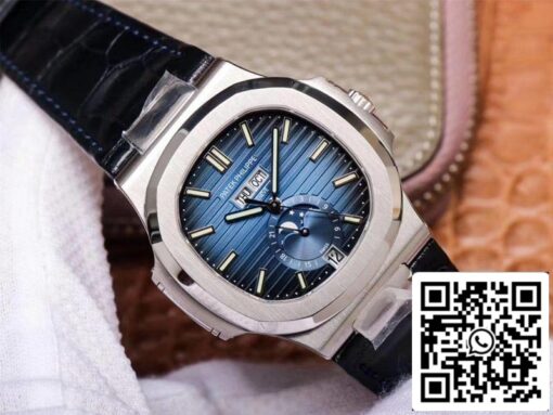 Patek Philippe Nautilus 5726/1A-014 1:1 Best Edition PF Factory Black Strap Swiss ETA324 – Image 3