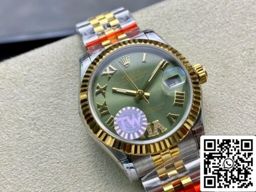 Rolex Datejust 178273 31MM 1:1 Best Edition TW Factory Green Dial - Image 8