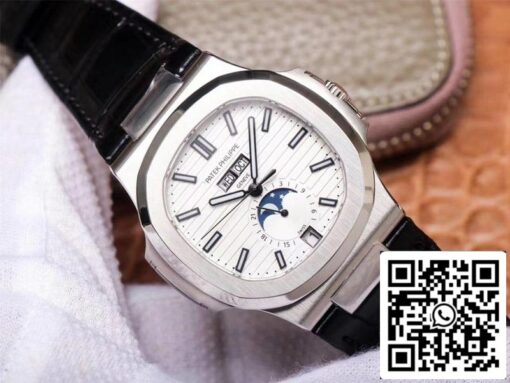 Patek Philippe Nautilus 5726/1A-010 1:1 Best Edition PF Factory Black Strap Swiss ETA324 – Image 3