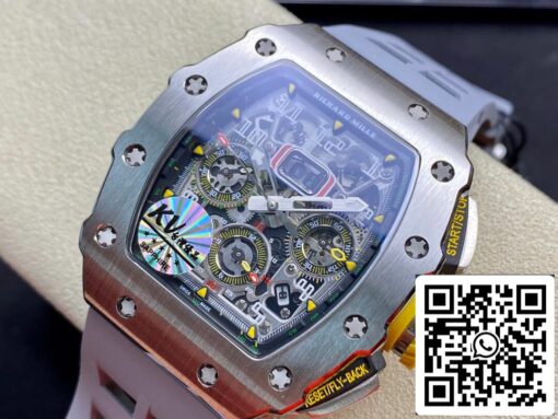 Richard Mille RM11-03 1:1 Best Edition KV Factory Titanium Steel - 이미지 3