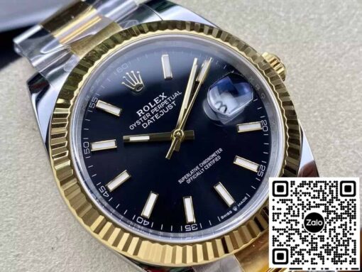 Rolex Datejust 41MM M126333-0013 1:1 Best Edition Clean Factory Black Dial - immagine 9