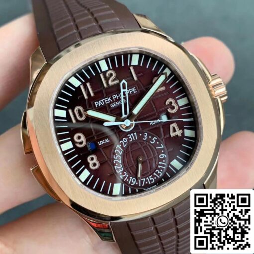 Patek Philippe Aquanaut 5164R-001 1:1 Best Edition GR Factory Brown Dial - immagine 6