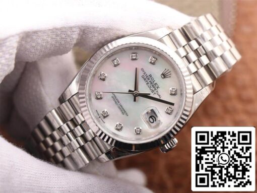 Rolex Datejust M126234-0019 1:1 Best Edition EW Factory Mother-Of-Pearl Dial - Imagen 2