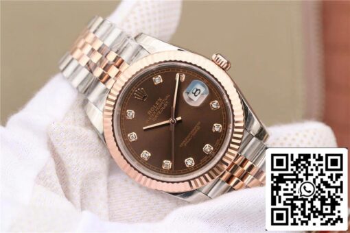 Rolex Datejust M126331-0004 1:1 Best Edition EW Factory Brown Dial - Imagen 2