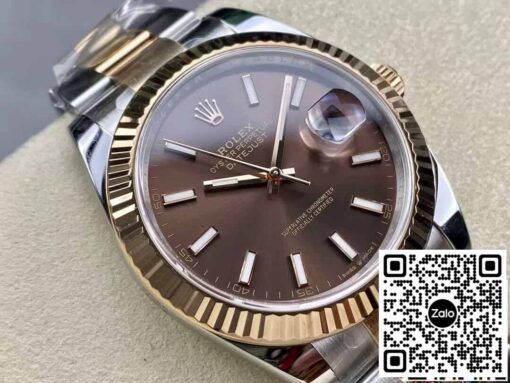 Rolex Datejust 41MM M126331-0001 1:1 Best Edition Clean Factory Chocolate Dial - immagine 9