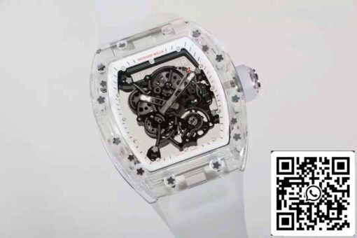 Richard Mille RM055 1:1 Best Edition RM Factory Transparent Case Replica Watch — изображение 2