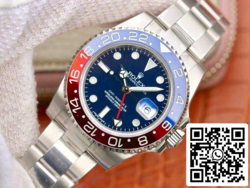 Rolex GMT Master II 126710BLRO EW Factory Mechanical Watches 1:1 Best Edition Swiss ETA 2836 - Image 8