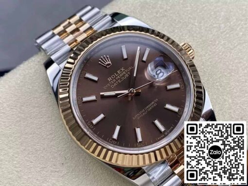 Rolex Datejust 41MM M126331-0002 1:1 Best Edition Clean Factory Rose Gold — изображение 9