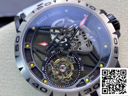 Roger Dubuis Excalibur RDDBEX0549 1:1 Best Edition BBR Factory Tourbillon White Strap — изображение 9