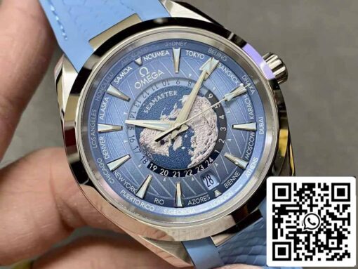 Omega Seamaster 220.12.43.22.03.002 1:1 Best Edition VS Factory Blue Dial - Imagen 8