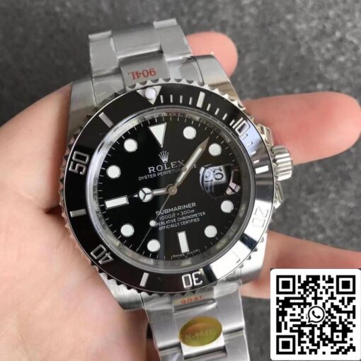 Rolex Submariner 116610LN 1:1 Best Edition Noob Factory V12 Black Dial - immagine 9