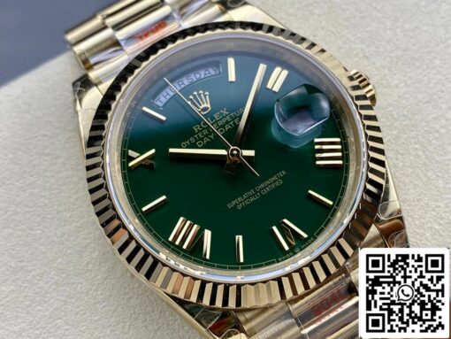 Rolex Day Date M228238-0061 1:1 Best Edition GM Factory Green Dial - Image 8