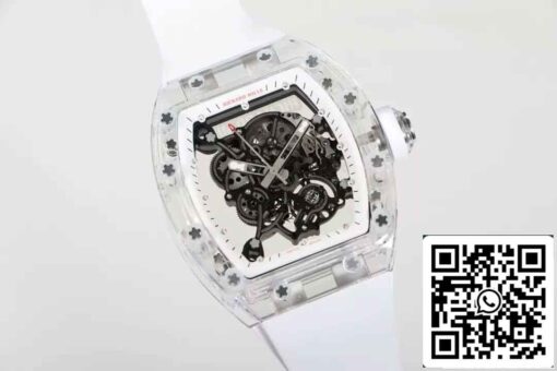 Richard Mille RM055  Best 1:1 Edition RM Factory Rubber Strap - 이미지 2